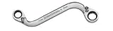 GearWrench 85224 11mm x 13mm Reversible S-shaped Double Box Ratcheting Wrench [並行輸入品]