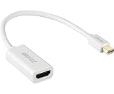 ＢＵＦＦＡＬＯ ｍｉｎｉＤｉｓｐｌａｙＰｏｒｔ－ＨＤＭＩ変換アダプタ ホワイト BMDPHDWH