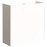 ビーワーススタイル キッチンツールスタンド 完成品 燕三条製 国産 ホワイト 15×7×15cm スリム キッチン用品収納 2列 700062