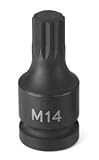 Grey Pneumatic 2114S 0.5 in. Drive X M14 Triple Square Driver