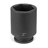 GRY-3082D Grey Pneumatic Deep Impact Socket - 0.75 Drive x 2.56 in.