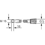 JP604800グローエキッチン用メタルホースグローエ公式・ 日本規格適合GROHE１５００mm(グローエ公式・ 日本規格適合)