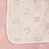 【HanzamCocoa】日本製 ひなたぼっこ綿毛布 しっかり厚手 クォーターサイズ ベビーサイズ 100×70cm パンダ柄 ピンク