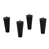 ソファー用脚(トリニティ用) 木脚 4本入りセット ダークブラウン