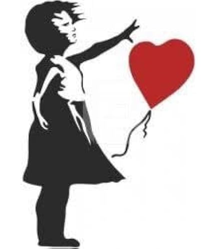 Amazon.co.jp: バンクシー 風船少女 ステッカー Banksy Girl With