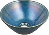 カクダイ 丸型手洗器493-011-CB［孔雀］