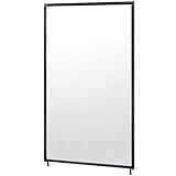 オフィスコム 法人様向け BFパネル パーテーション 簡易型 PVC透明 幅900×高さ1600mm OC-BFPT-1609-CL