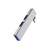 ドホコール ノートパソコン用 4 ポート データ ハブ付き USB C ハブ、USB2.0 x 2、USB3.0 x 1、ノートパソコン用ポータブル ドッキング ステーション