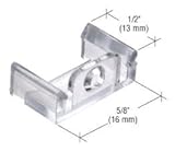 クリア5 / 8 " x 1 / 2 "ウィンドウグリッドRetainers – パックof 6