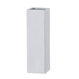 【4個入】花器(花瓶/フラワーベース) エフ ソフィア 高さ24cm 穴無し ホワイト(白) 〔ガーデニング用品/園芸〕