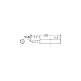 太洋電機産業:グット 替こて先B型TQ-77/95用 TQ-77RT-B 型式:TQ-77RT-B
