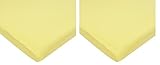 Babyhaven Supreme Cotton Knit 15 x 33 x 4 Bassinet Sheet, 2 Pack, Maize by Babyhaven