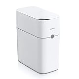 JUDORO センサー 自動 ゴミ箱 10L 防水 消臭 電池式 タッチレス 自動開閉 トイレ 浴室 洗面所 寝室 キッチン おしゃれ 蓋付き