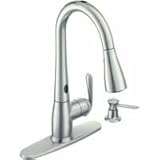 Moen 87350ESRS One-Handle High Arc Pulldown Kitchen Faucet, Spot Resist Stainless [並行輸入品]