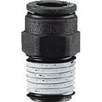 チヨダ ファイブ樹脂メイルコネクタ 8ｍｍ・R1/4 FR802M