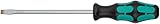 Wera 05007635001 Kraftform Plus 334 Slotted Screwdriver Lasertip 7mm Head 6 Blade Length [並行輸入品]