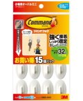 3M コマンドフック お買い得パック 小物用アイボリー(CM31-KI15) 小袋10個入り