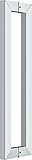 Pull Push Door Handles, Square Style, Interior or Exterior (24 Inches) [並行輸入品]