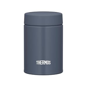 サーモス 真空断熱スープジャー 200ml ナイトグレー 全パーツ食洗機対応 保温保冷 シンプル構造のフタ JEG-200 N-GY