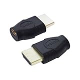 （まとめ）変換名人 変換プラグ HDMI（オス）→microHDMI（メス） HDMIA-MCBG【×10セット】