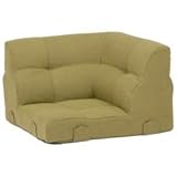 コーナーローソファ（組合せ用） 幅82cm 布張 トリニティ グリーン トリニティGR-CN ／ フロアソファー フロアタイプ ロータイプ 低い ファブリック