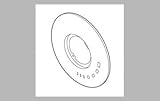 Brizo Rsvp光沢クロムタブとシャワーEscutcheon