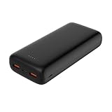 HIDISC モバイルバッテリー 急速充電対応 PD20W 20000mAh ブラック 高出力・大容量モデル HD4-MBTC20KPD20BK