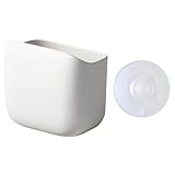 マーナ (marna) マーナ (marna) 洗面ゴミ箱 (浮かせるゴミ箱/吸盤式でもお手入れ簡単) 洗面台 洗面所 コンパクト (ホワイト) きれいに暮らす。 W680W