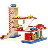 Rolimate就学前の早期教育就学前の木製ガレージパーキングリフトステーションは、建物の建設は関係なく、性別や年齢345年の、子供の幼児の子供の男の子と女の子のための初期発生の学習ブロックゲーム、最