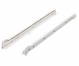 引き出しスライドで、部分拡張子、20。、M Duty , 100 lb。容量、ホワイト