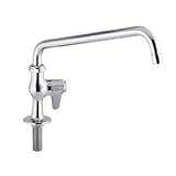 T&S Brass 5F-1SLX08 Faucet, Single Hole, 8 Swing Nozzle by T&S Brass