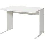 オフィスコム オフィスデスク 平机 幅1000×奥行600×高さ700mm ホワイト Z-LWD-1060-WH3