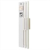 港製器工業　モルト　PLAN-A　本体＋表札＋ポストセット　17170301　MMT-WF-WS 　ブラック／ダークグレイ