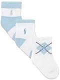 Ralph Lauren(ラルフローレン) ワンポイントベビーソックス3足セット(LightBlue)/靴下 0-6m(0-6ヶ月) [並行輸入品]