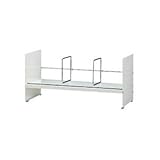 日用品雑貨 生活用品 インテリア 雑貨 文具 オフィス用品 ブックスタンド ハイタイプ W600mm ホワイト BSST-060H 1台