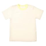 [Pure Organic] ピュアオーガニック 赤ちゃん Ｔシャツ イエロー系 日本製 100％オーガニックコットン ベビー Tシャツ 70cm～80cm 天竺生地 半袖Tシャツ（イエロー系）