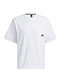 [アディダス] 半袖 Tシャツ オーバーサイズ シルエット ヘビーコットン ポケットTシャツ IJG09 メンズ ホワイト (IK4288)