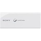 スマートフォン用軽量・コンパクトタイプUSBポータブル電源 3000mAh 約1000回充電可 MicroUSBケーブル付属 ホワイト