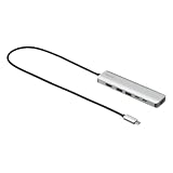 サンワサプライ ドッキングステーション USB-C 6in1 4K/120Hz・8K/30Hz HDMI/有線LAN/USB-A×2 / USB-C×2(1ポート PD給電用) / PD100W入力 / 50cmケーブル / L字変換付 USB-DKM9S