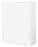 コクヨ　エディア　収納システム　高さ1185mmタイプ　上置き　2枚引き違い戸　幅900×奥行き450mm カラー:F1（ナチュラルグレー）