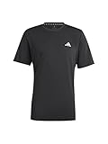 [アディダス] 半袖 Tシャツ トレイン エッセンシャルズ ストレッチ トレーニング 半袖Tシャツ BXH44 メンズ ブラック/ホワイト (IC7413)