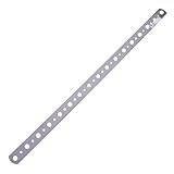 和気産業(Waki Sangyo) ステン自在プレート 厚口 補強金具 接合金具 連結金具 シルバー 19×400mm BKー246