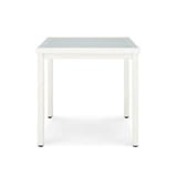 TOEX　レウーナテーブルA11（グリーンガラス）　【ガーデンテーブル】 アイボリーホワイト