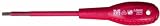 Morris 52016 Ergonomic Cushion Grip Screwdriver, 1000V, Slotted, 7/32 Size, 5'' Length [並行輸入品]