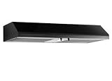 Imperial n1936t 410 CFM 36 "ワイドスリムライン下キャビネット範囲Hood with Turbo B、 N1936T-BL