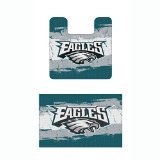 セットの2 NFL Philadelphia Eaglesバスマットフットボールチームロゴバスルームラグ
