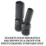 S K Hand Tools SKT33380 3/8 Inch Drive 6 Point Deep Swivel Impact Socket 10mm