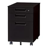 Garage スチールワゴン SHデスクシリーズ サイドキャビネットSH-046SC3 ブラック