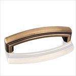 Jeffrey Alexander 519-96ABSB Delgado Pull, Brass/Antique Brass by Jeffrey Alexander
