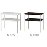 代引不可品　ナカキン　電話機台　塗装角脚　TL-T70　ダークオーク・TL-T70DK